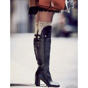 Louise et Cie "Navaria" Over the Knee Leather Boot Women size 7.5M